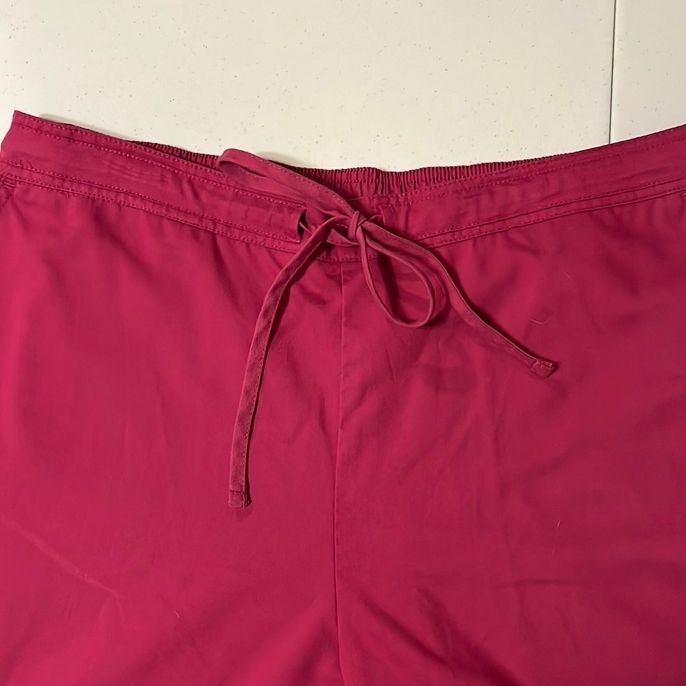 Cherokee scrub pants , berry red , sz medium ,